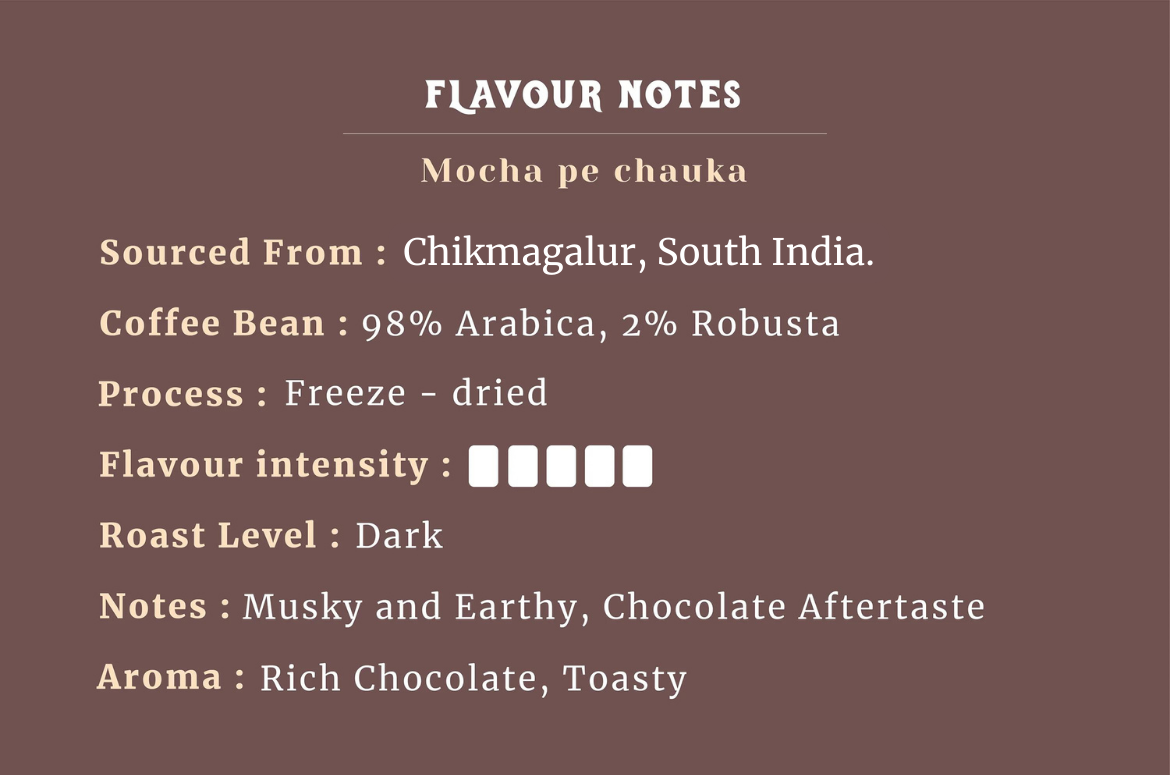 Mocha pe Chauka Instant Coffee Powder 50 gms