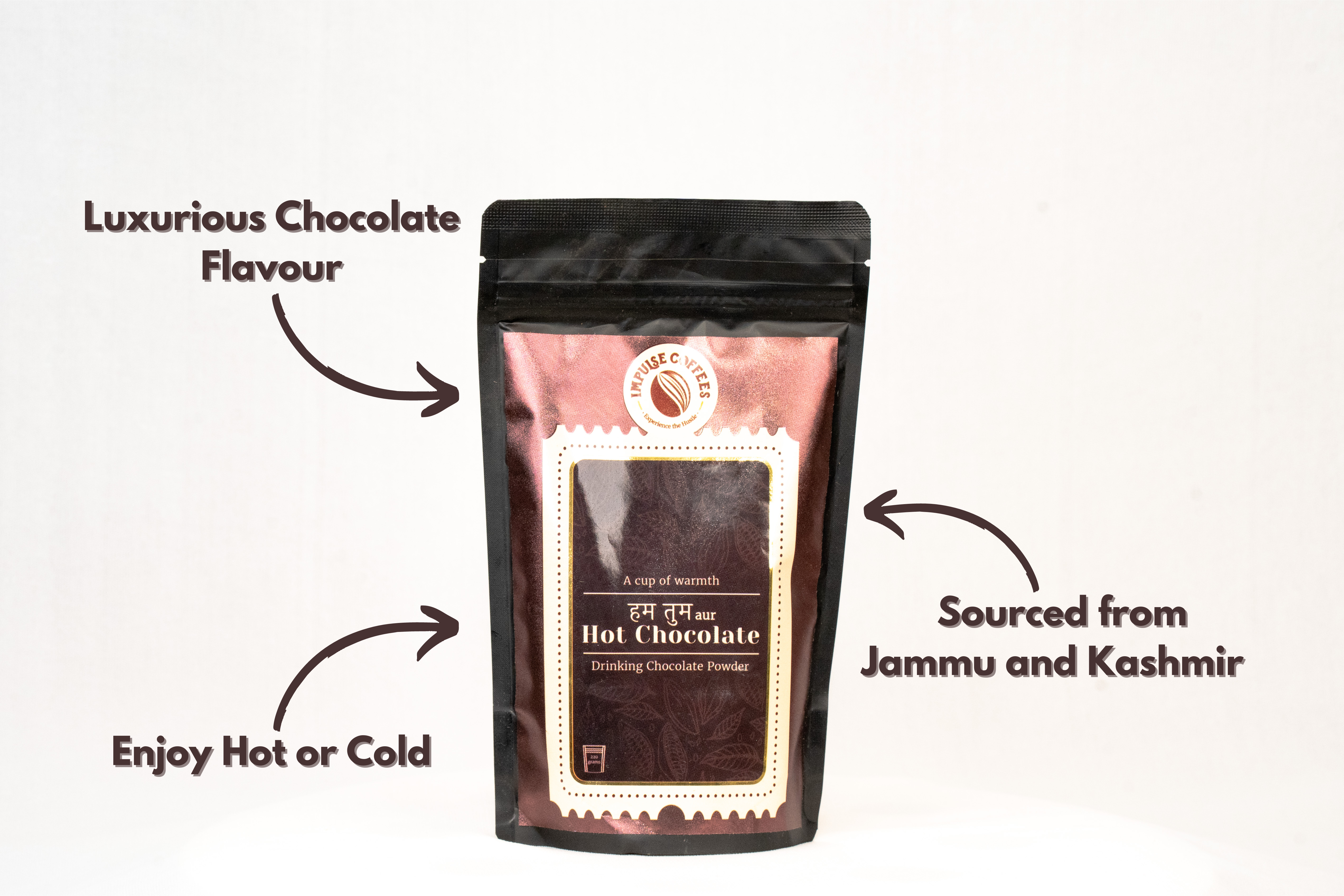 Winter Special Combo | Hum Tum aur Hot Chocolate 220 gms + Nutkhat Hazelnut 50 gms + Vichaar over Vanilla 100 gms